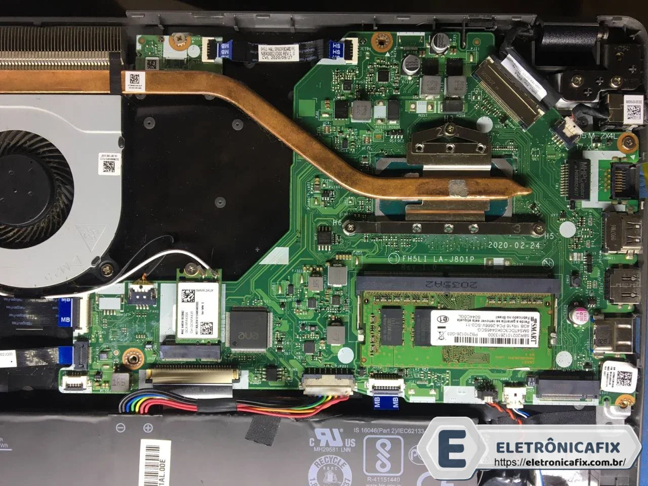 Acer A315 56 Compal  FH5LI LA J801P Rev1.0 I3 - 1005G1 CPU 1.20GHZ - V1.16 NAO ME