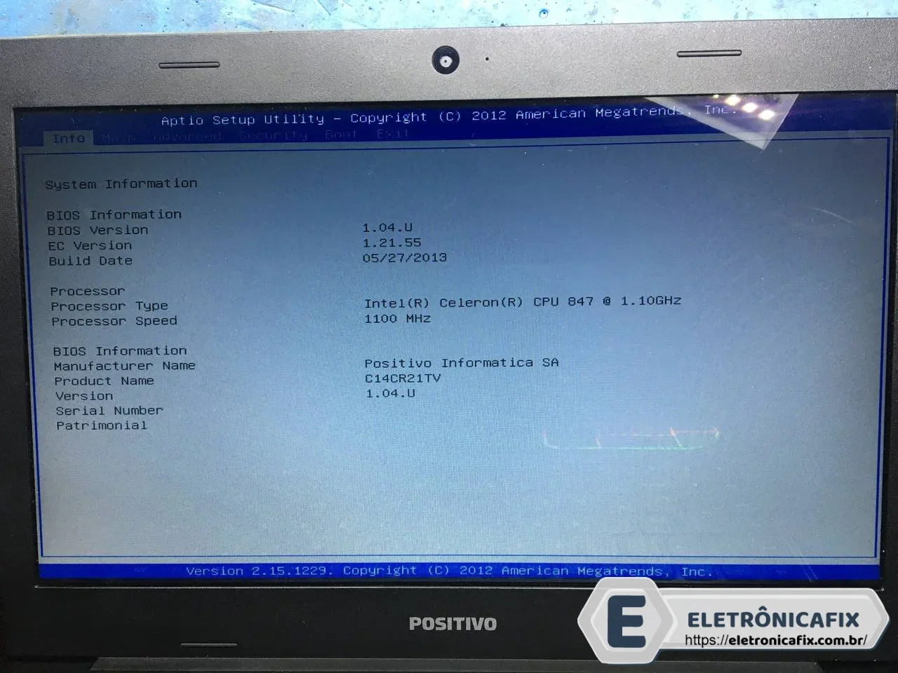 Positivo unique s1991 - 71R-C14CU4-T810