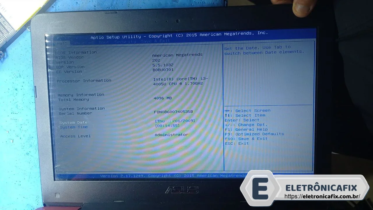 ASUS I3 4005U Z450L Z450LA MAIN BOARD REV. 2.0 v5.5.1032