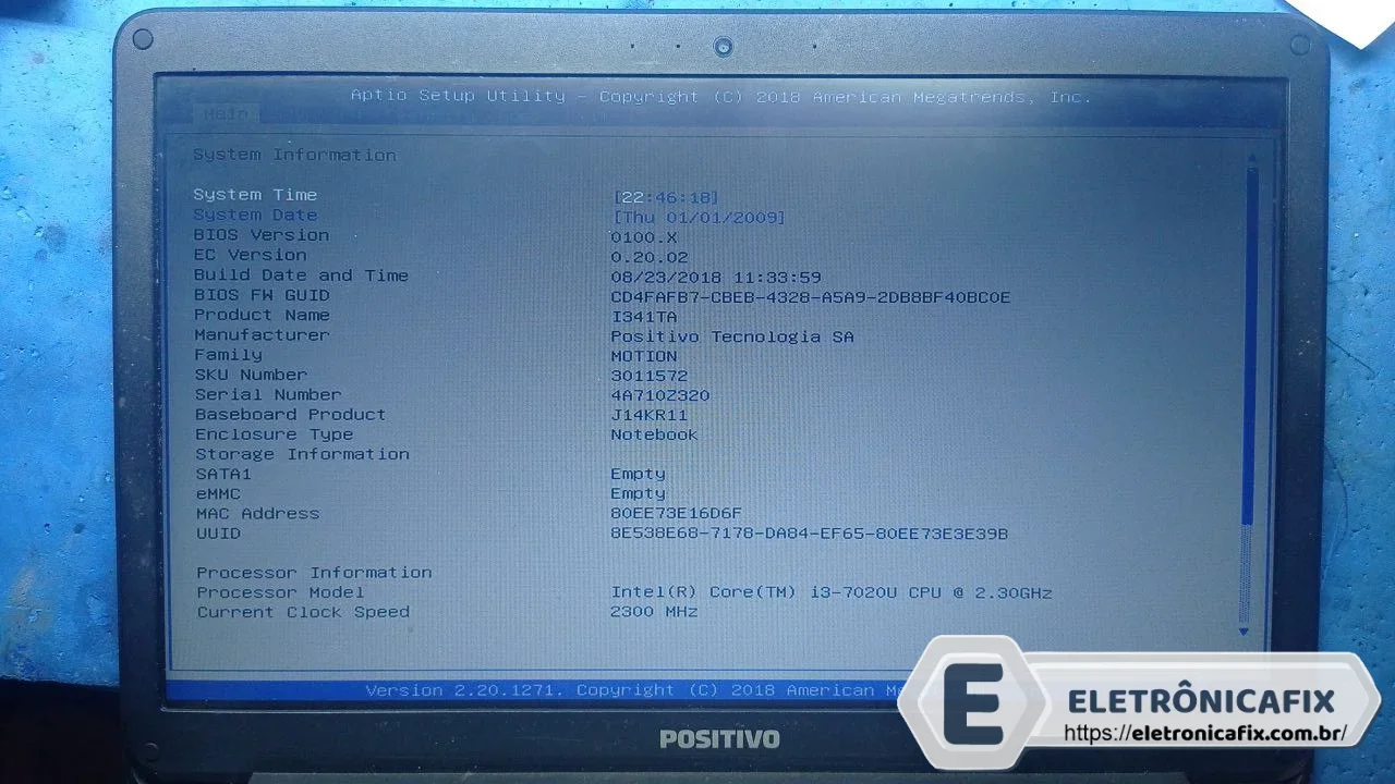 Positivo Master N214U  Motion I3-7020U  J14KR11-T810 rev 1.0 v0100.x