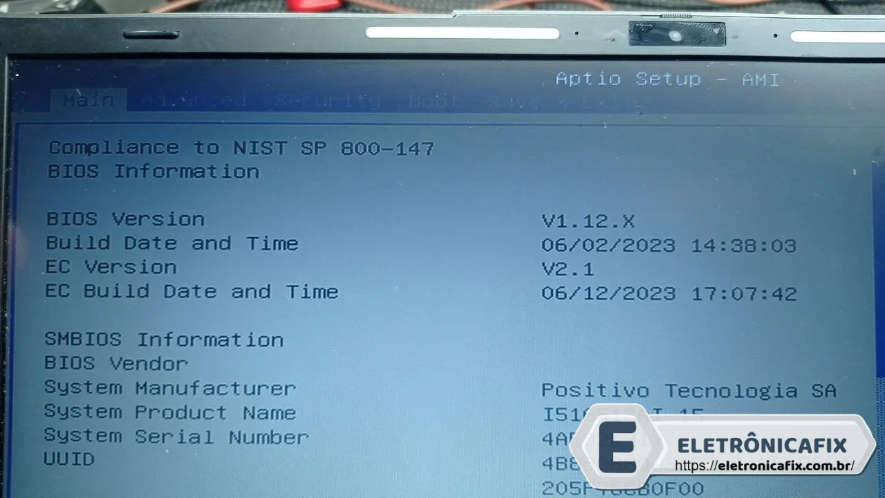 Positivo Vision I5 6512AI-15 I5-11TH 35G7 XU133T REV3.1