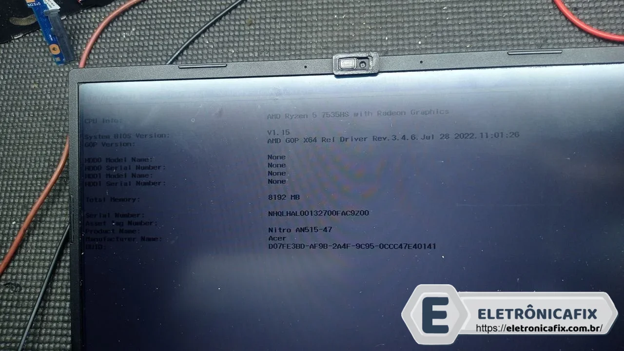 ACER NITRO  Ryzen 5 7535HS  Radeon G - AN515-47 - HH51R-LA-M002P REV 1B v1.15