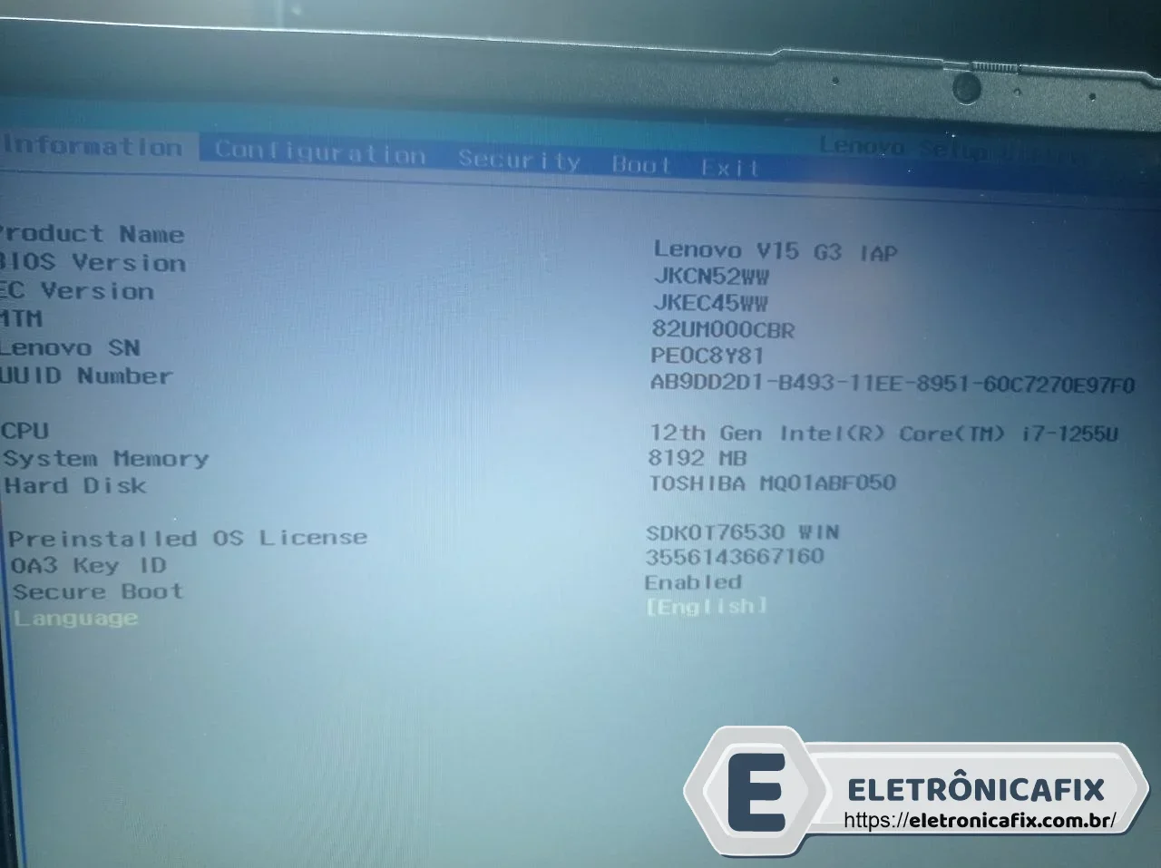 Lenovo V15 G3 IAP I7 1255U TH JV471&JV571 NME361 REV1.0  v JKCN52WW Original SVOD3